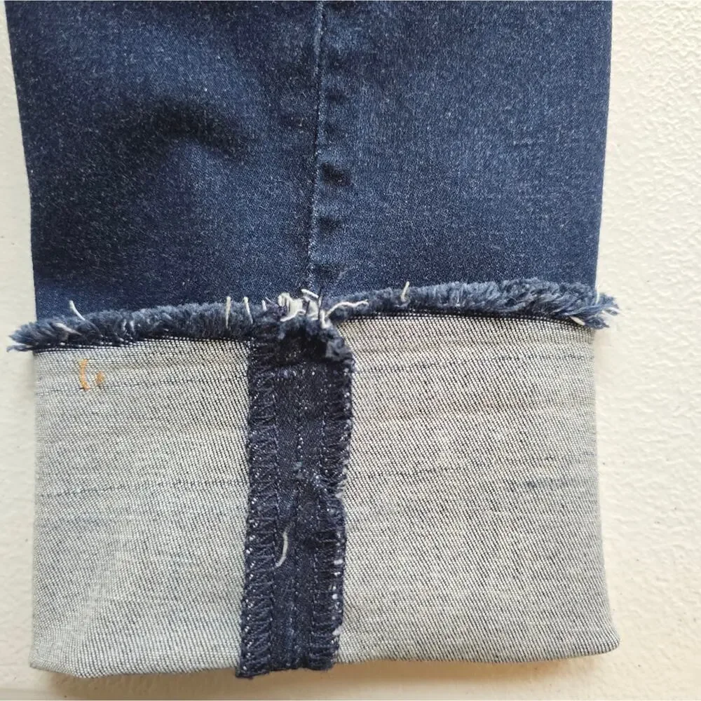 W Rag & Bone Cate Mid Rise Ankle Skinny Dark Blue Jeans Size 27 Selvedge Selvage - Picture 11 of 11